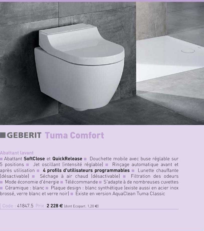 Abattant Lavant Tuma Comfort