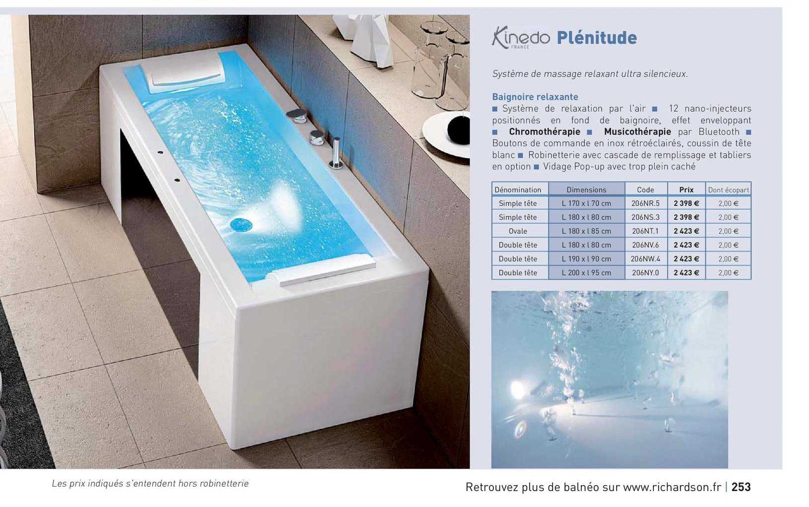 baignoire relaxante