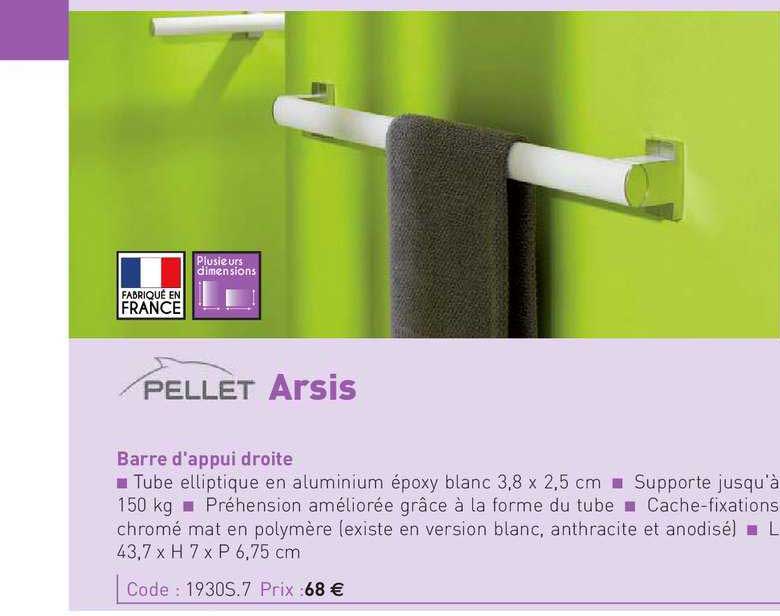 barre d'appui droite arsis