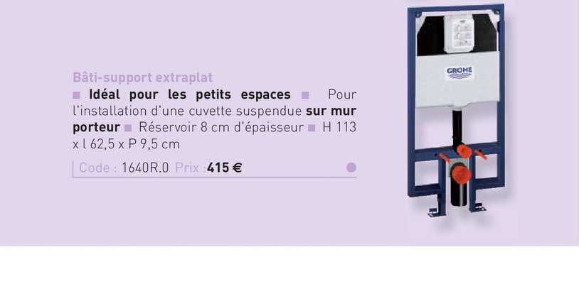 bâti-support extraplat