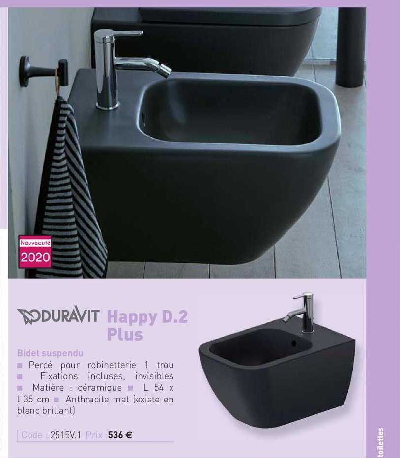 bidet suspendu happy d.2 plus