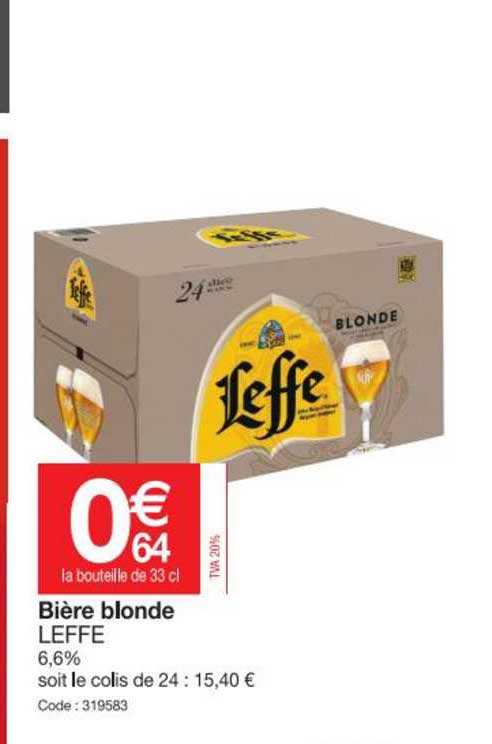 Bière Blonde Leffe