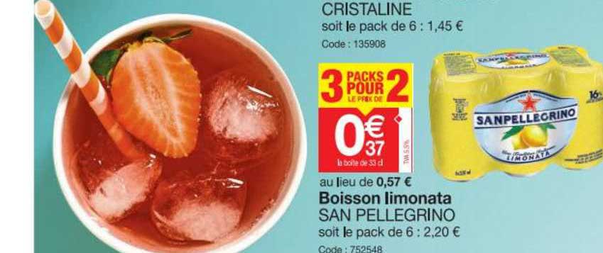 boisson limonata san pellegrino