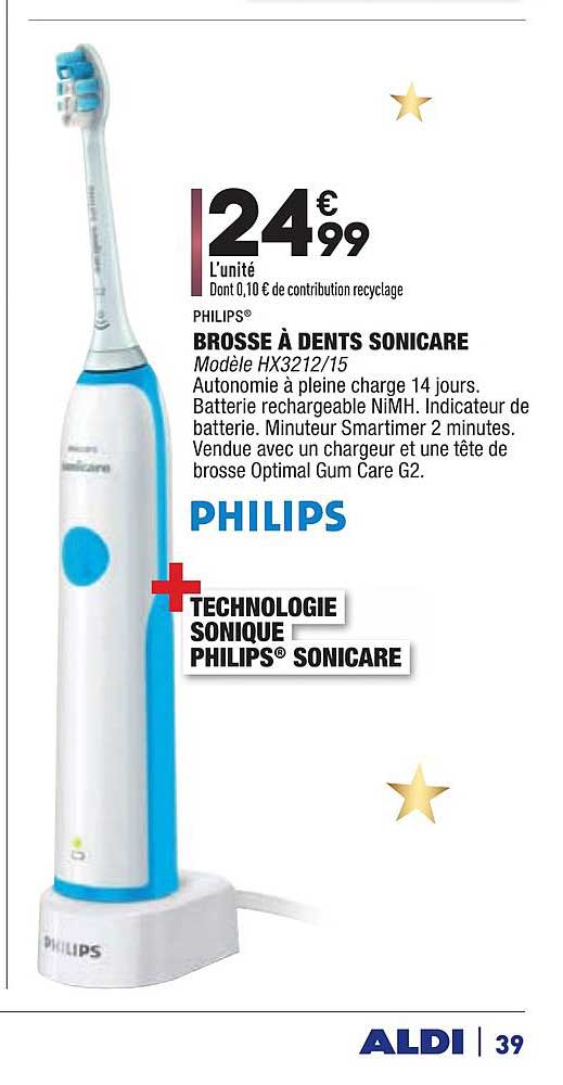 brosse à dents sonicare philips