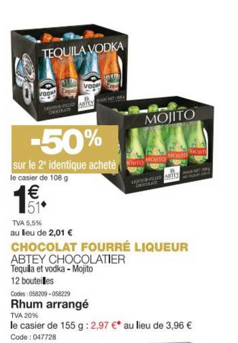 chocolat fourré liqueur abtey chocolatier