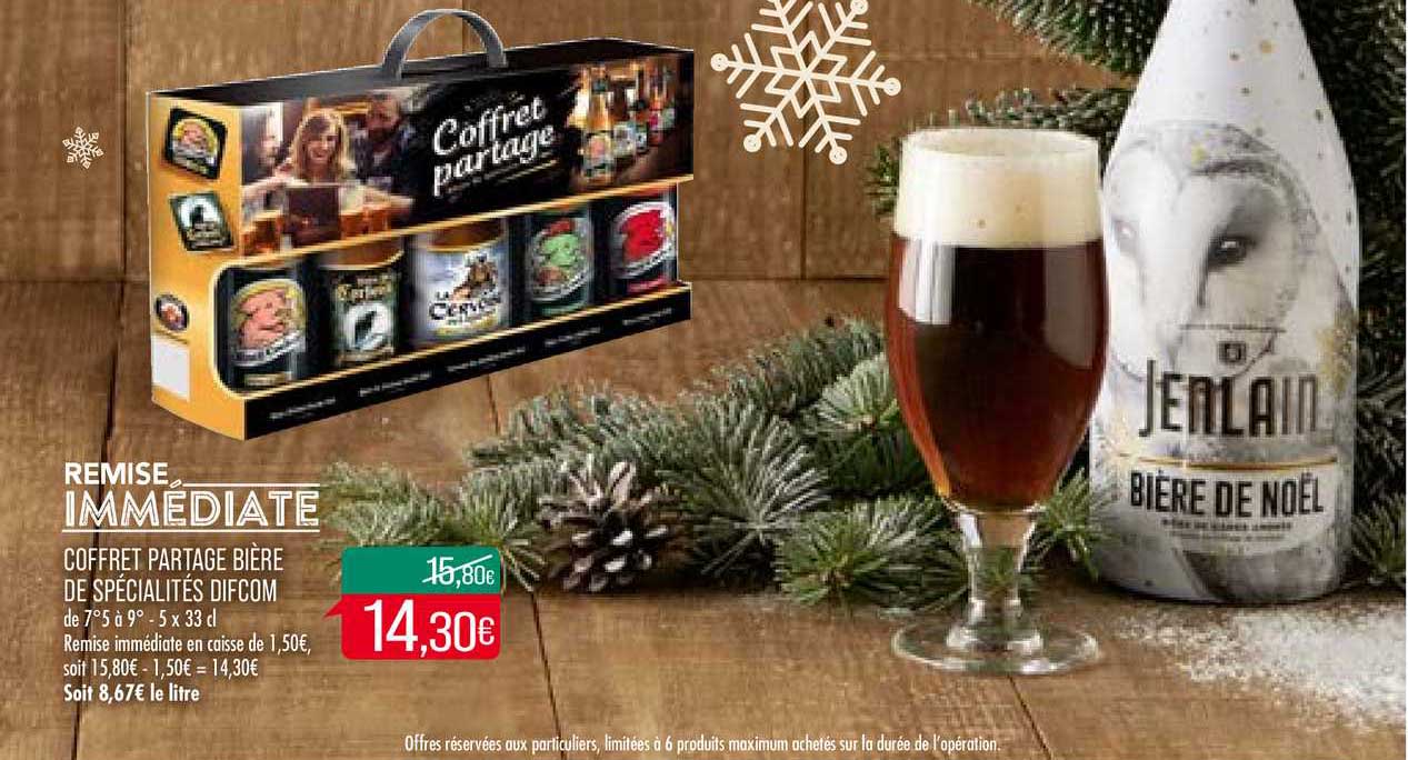 coffret partage bière de spécialités difcom