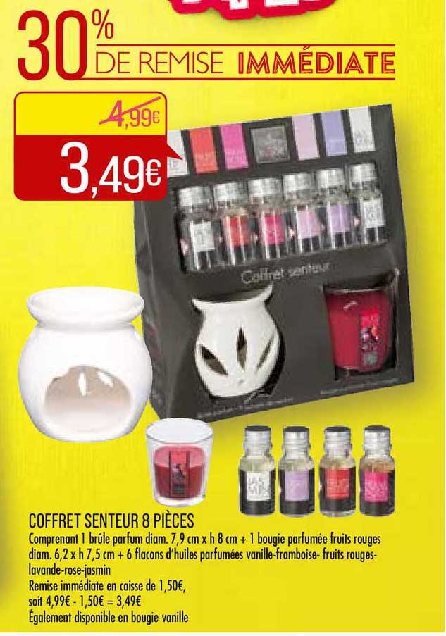 Coffret Senteurs 8 Pièces 30% De Remise Immédiate