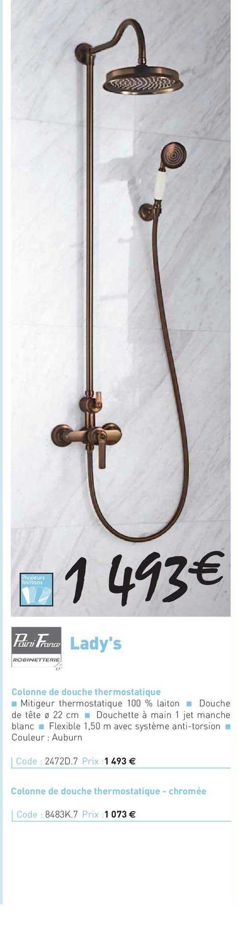 Colonne De Douche Thermostatique