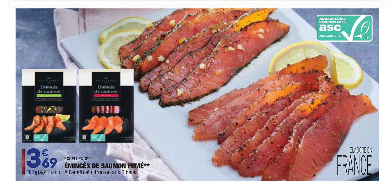 émincés De Saumon Fumé Excellence