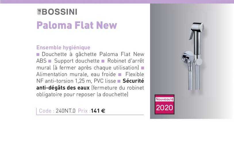 ensemble hygiénique paloma flat new