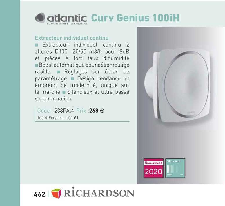 extracteur individuel continu curv genius 100 ih