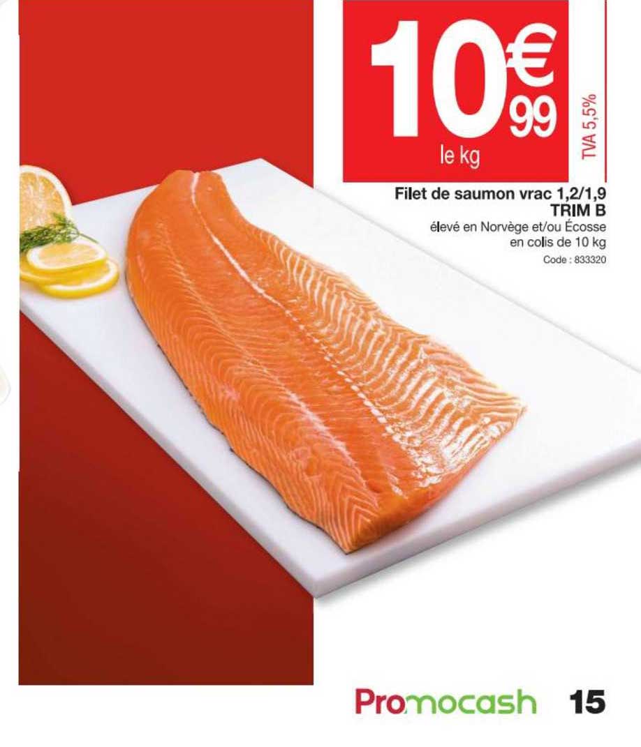 filet de saumon vrac 1,2-1,9 trim b