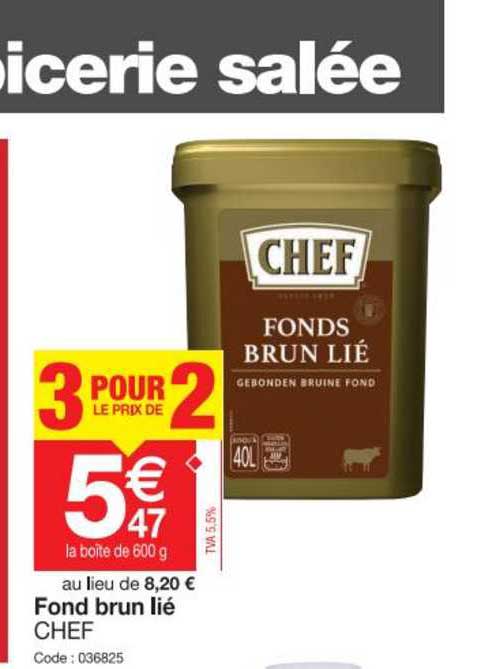 fond brun lié chef