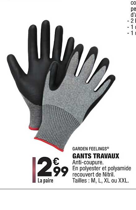gants travaux garden feelings
