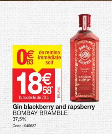 gin blackberry and raspberry bombay bramble