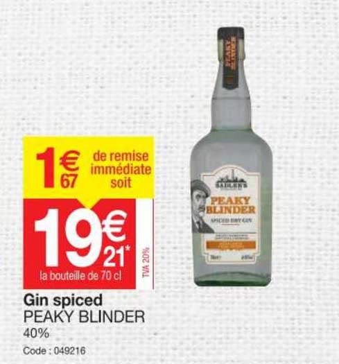 gin spiced peaky blinder