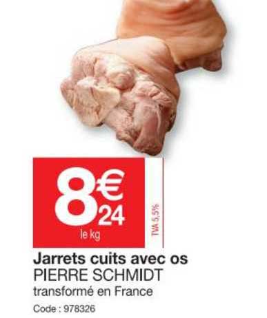 jarrets cuits avec os pierre schmidt