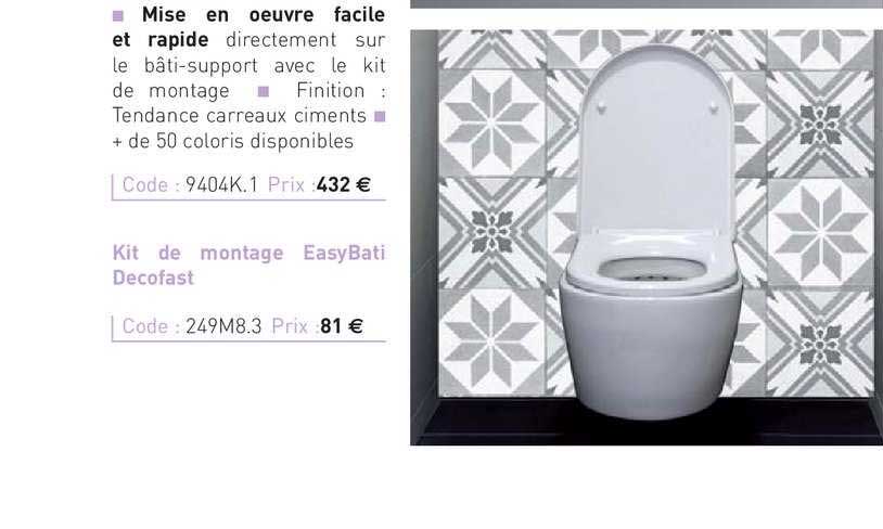 kit de montage easybati decofast