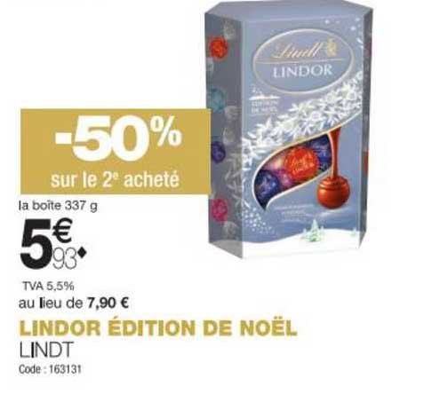 Lindor édition De Noël Lindt