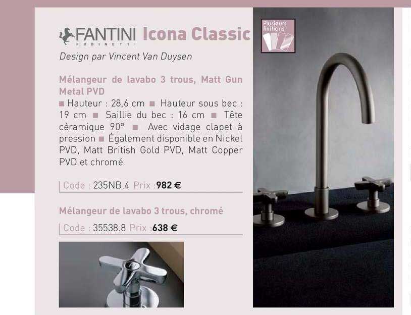 mélangeur de lavabo 3 trous, matt gun metal pvd