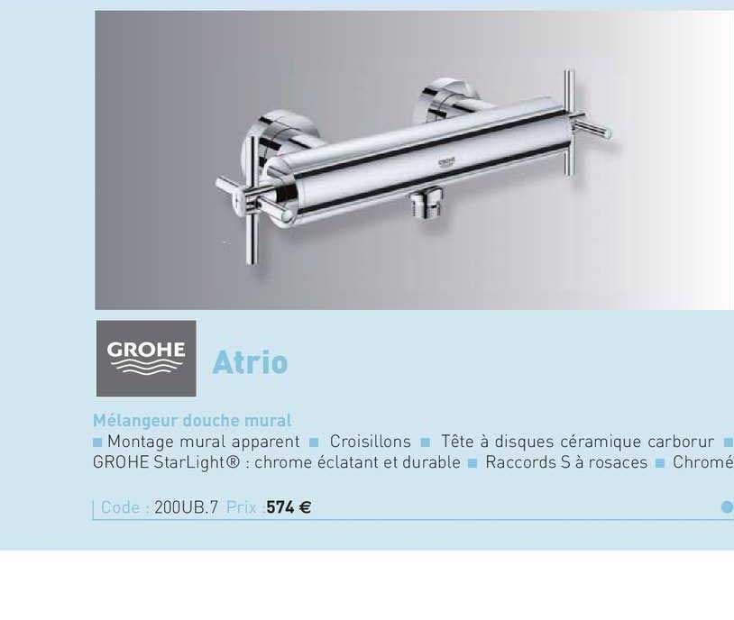 Mélangeur Douche Mural