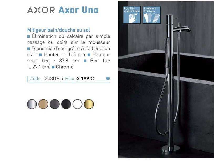 mitigeur bain-douche au sol