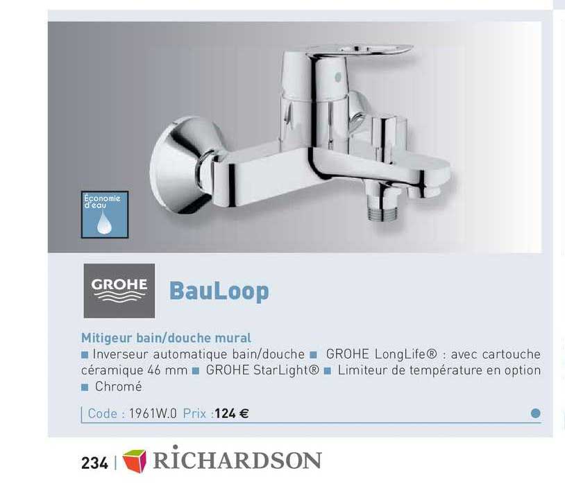 mitigeur bain-douche mural