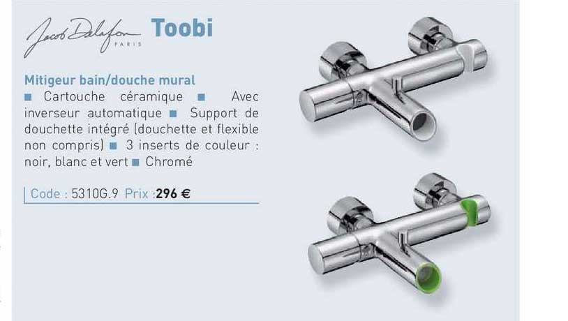 mitigeur bain-douche mural