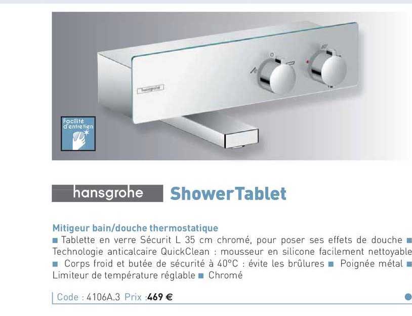mitigeur bain-douche thermostatique