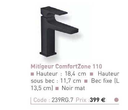 mitigeur comfortzone 110