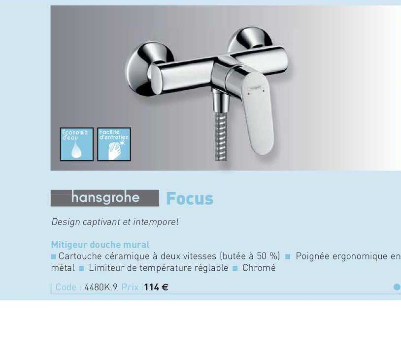 Mitigeur Douche Mural