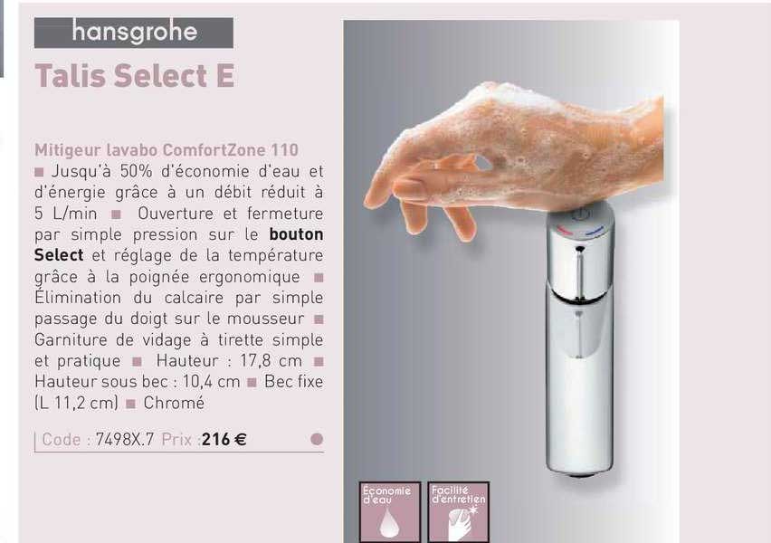 Mitigeur Lavabo Comfortzone 110