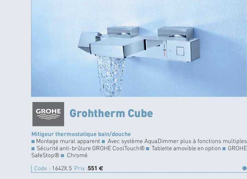 mitigeur thermostatique bain-douche