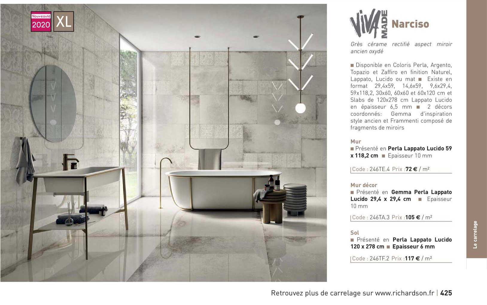 mur, mur décor, sol narciso