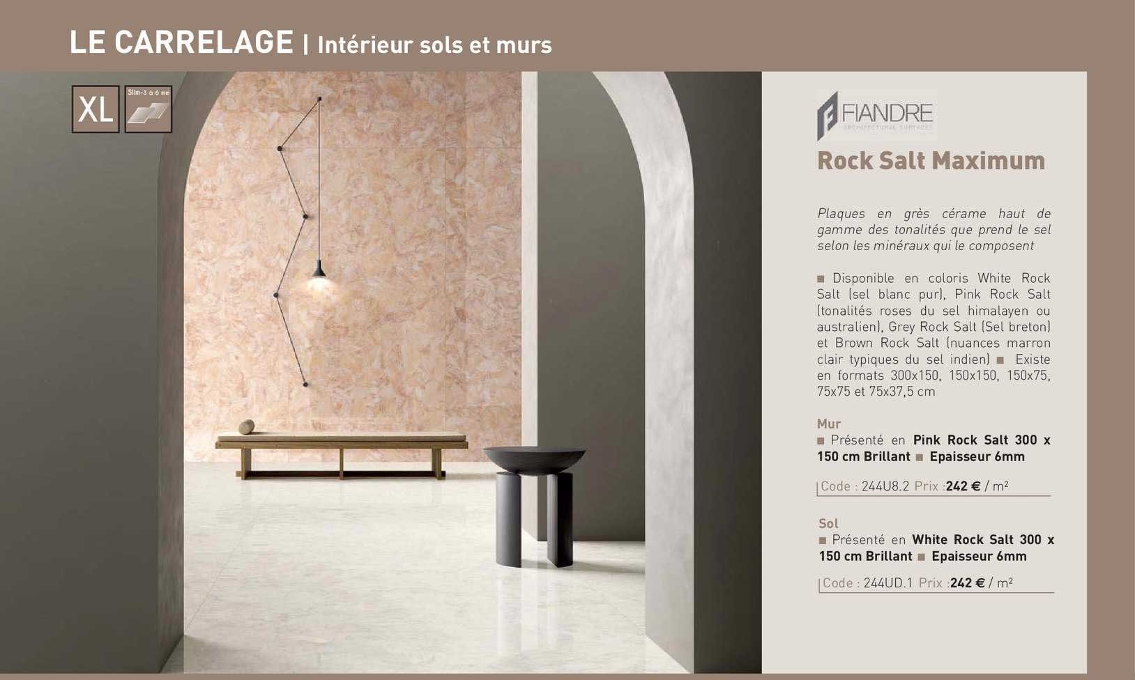 mur, sol rock salt maxium