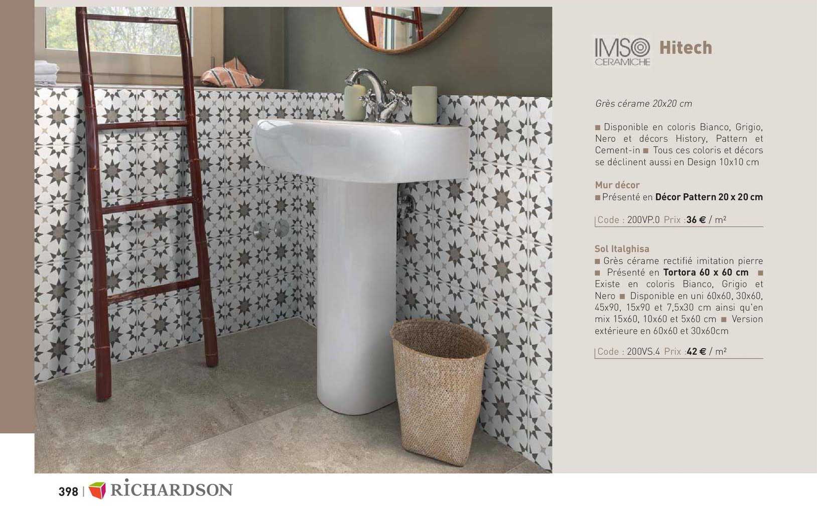 mur décor , sol italghisa hitech