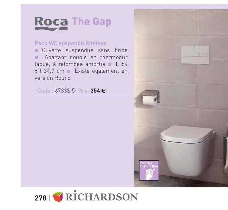 pack wc suspendu rimless