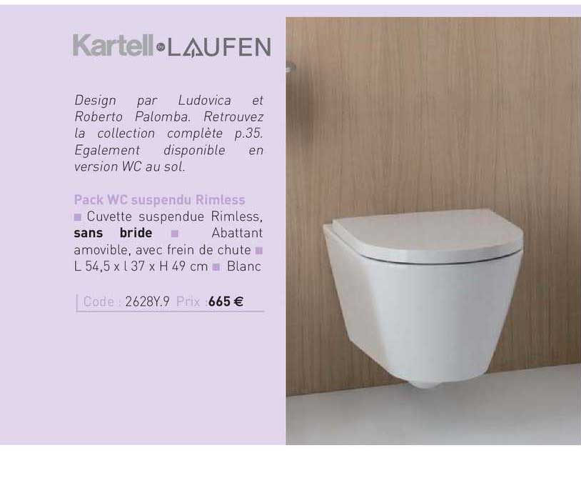 pack wc suspendu rimless