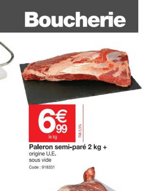 paleron semi paré 2 kg +