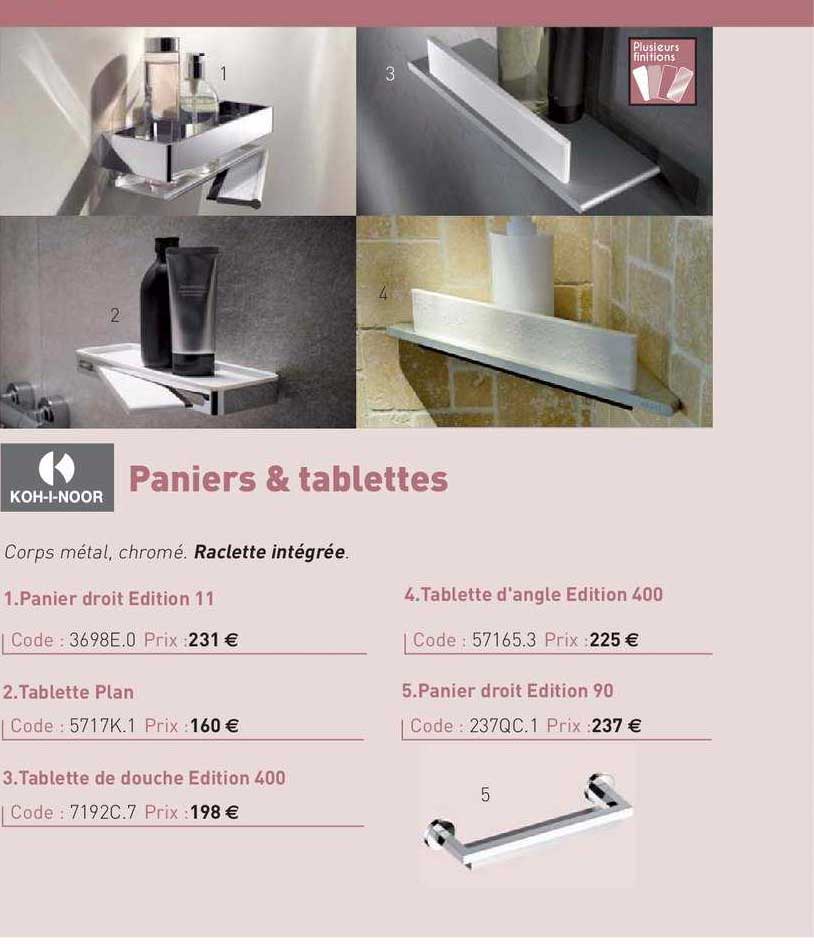 paniers & tablettes koh-i-noor