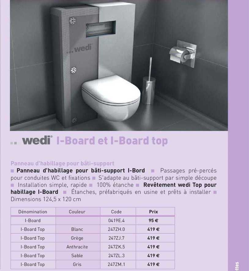 panneau d'habillage pour bâti-support