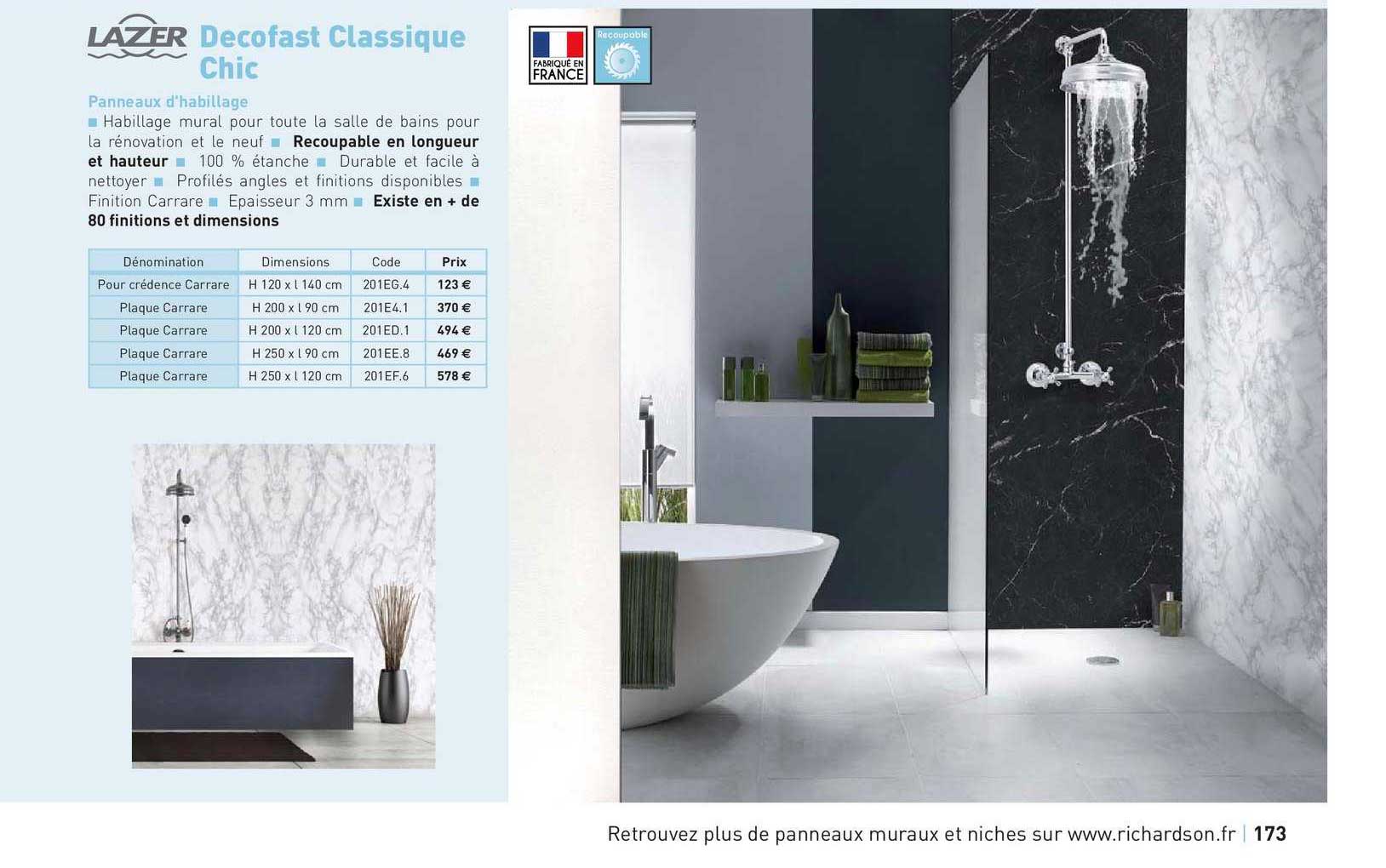 panneaux d'habillage