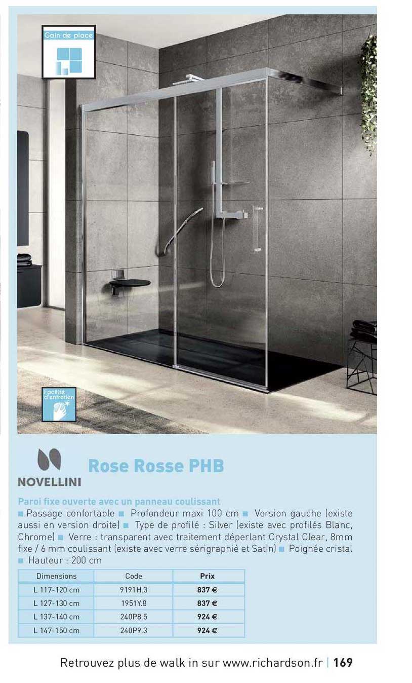 Paroi Fixe Ouverte Avec Un Panneau Coulissant