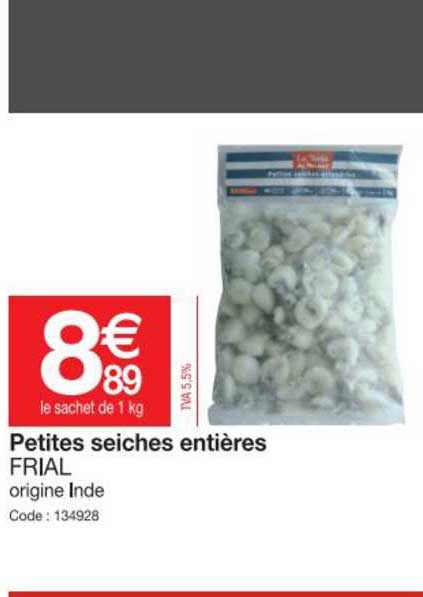 petites seiches entières frial