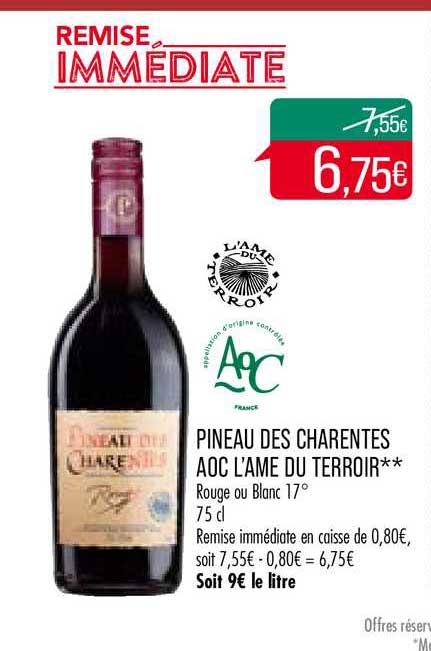 pineau des charentes aoc l'ame du terroir