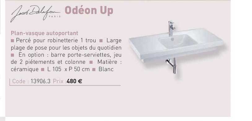 plan-vasque autoportant