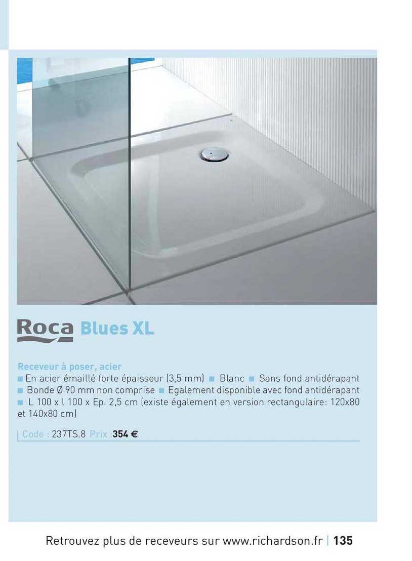 Receveur à Poser, Acier