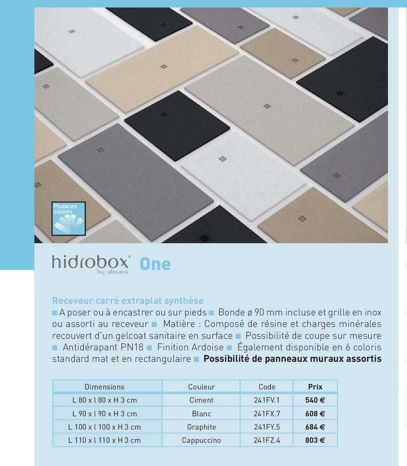 receveur carré extraplat synthèse