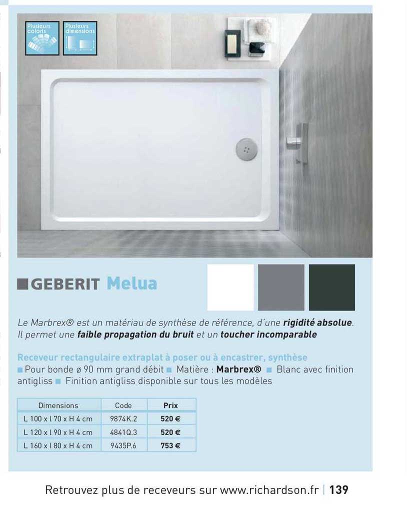 receveur rectangulaire extraplat extraplat à poser ou à encastrer