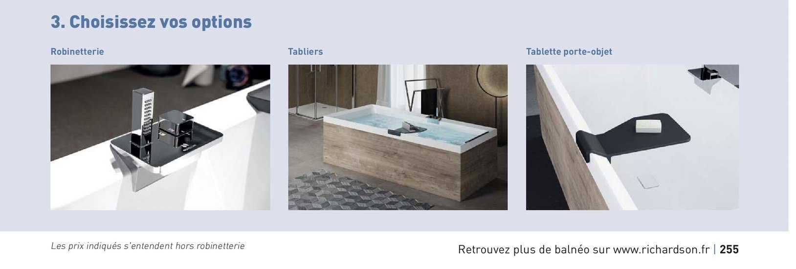 robinetterie, tablier, tablette porte-objet